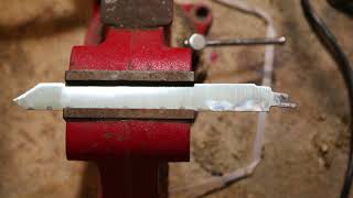 DIY Parting Tool 2 How To Make A Wood Lathe Parting Tool [upl. by Fridell]