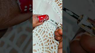 Dotting Nail Art naildesigns nailart naildecoration 🧡🧡 [upl. by Adnamahs]