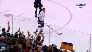 Teemu Selanne Salutes the Winnipeg Fans 10613 [upl. by Leak]