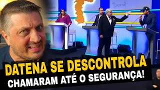 BASTIDORES Datena se descontrola e parte pra cima do Pablo Marçal no debate da Gazeta [upl. by Aneleve]