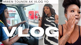 VLOGTRUCK LA NAN SHOP  AL GADE KAY  PWOBLÈM SWARÉ ROUTINE MW CELEBRE FÈT TI SÈM FAMILY TIME [upl. by Gschu]