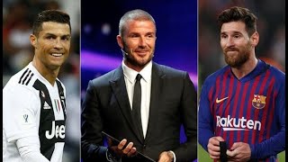 David Beckham ends the Messi vs Ronaldo debate [upl. by Cyrano841]