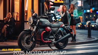 quot2025 Moto Guzzi V7 Classic Charm Meets Modern Performance [upl. by Ahoufe161]