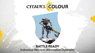 How to Paint Battle Ready Indomitus Necrons – Alternative Dynasties [upl. by Amr]