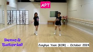 APT  Line Dance Dance amp Teach  Junghye Yoon  Regina Cheung [upl. by Lenette]