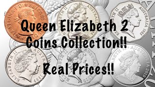 Queens coin collection  how much are they worth [upl. by Razaile]