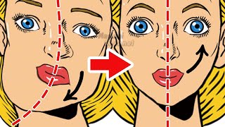 Lift Sagging Cheeks Droopy Mouth Corners Eye Corners Fix Asymmetrical Face l Get Symmetrical Face [upl. by Earla]