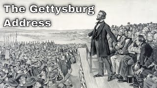 19th November 1863 Abraham Lincoln delivers the Gettysburg Address [upl. by Valtin226]