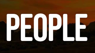 People Lyrics  Libianca Chappell Roan Taylor Swift [upl. by Ailemak]