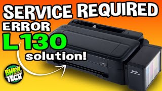 Free Resetter Epson L130  how to reset ink wast ink pad  Service Required error [upl. by Anitak]