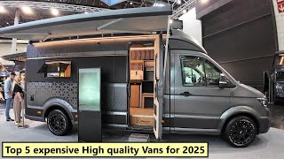 Top 5 expensive High quality campervans for 2025 [upl. by Eiramnerual962]