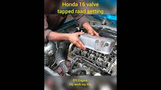 Honda 16 valve engine tapped setting [upl. by Rochette48]