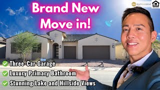 Lake Las Vegas BrandNew Luxury Single Story Home for Sale [upl. by Ecnerewal914]