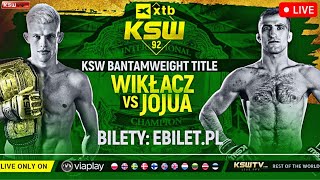 KSW 92 Wikłacz vs Jojua  LIVE STREAM  MMA FIGHT COMPANION  Gorzów Wielkopolski Poland  xtb [upl. by Hgielhsa]