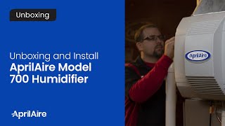 Unboxing amp Install  AprilAire Model 700 Humidifier [upl. by Zitella387]