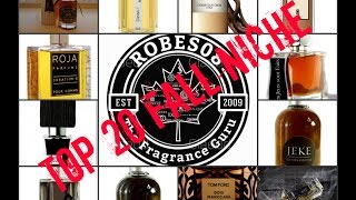 Robes08 Top 20 Niche Fall FragrancesColognes of 2016 [upl. by Sayette]