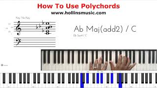 How To Use Polychords  Gospel Piano [upl. by Acireed]