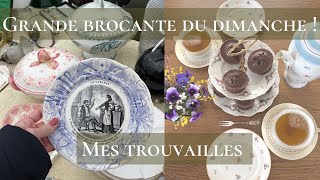 GRANDE BROCANTEMes trouvailles de brocantepremière brocante 2023 [upl. by Sauder]