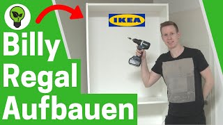 IKEA Billy Regal Aufbauen ✅ ULTIMATIVE ANLEITUNG Wie Billy Bücherregal Zusammenbauen amp Montieren [upl. by Melodie]