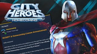 NCSoft Grants Official License To City Of Heroes Homecoming [upl. by Jaimie]