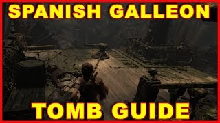 Shadow of the Tomb Raider Cenote Tomb Guide Spanish Galleon [upl. by Alber]