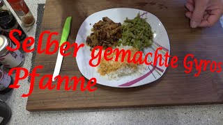 Selber gemachte Gyros Pfanne  Der Grilljunky 769 [upl. by Atilahs]