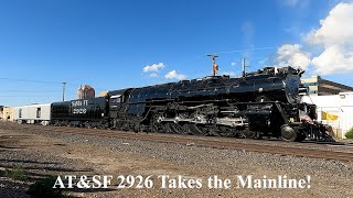 ATampSF 2926 Takes the Mainline [upl. by Thaddeus]