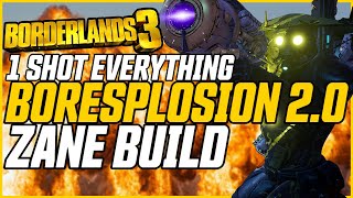 My Strongest Build Boresplosion Zane 20  Borderlands 3 Zane Build [upl. by Netta]