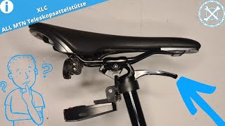 Eine VarioTeleskop Sattelstütze für fast jedes Fahrrad  XLC All MTN [upl. by Adelpho]