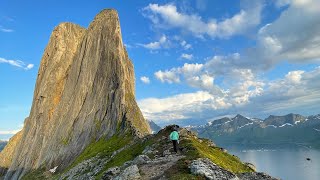 Bengali family hiking Segla Mountain  Norway [upl. by Garrick]