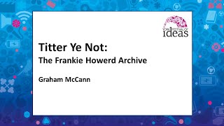 Titter Ye Not The Frankie Howerd Archive  Graham McCann [upl. by Eicnahc321]