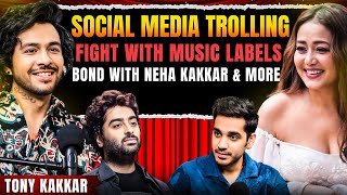 Tony Kakkar on Cringe songs😱Fight with music Label Bond with Neha Kakkar  Realhit [upl. by Akanke]