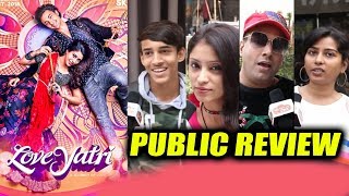 LOVEYATRI PUBLIC REVIEW  First Day First Show  Aayush Sharma Warina Hussain [upl. by Uhej]