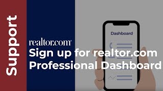 How to sign up for your realtorcom professional dashboard [upl. by Bysshe]