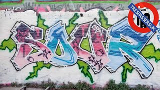 LONDON GRAFFITI  WALL SESSION S4E8  SOURZ [upl. by Firmin]