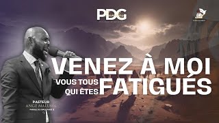 🔴 PDG SUNDAY  0704  quot Venez à moi vous tous qui êtes fatiguésquot  Pst Ange MALUMA [upl. by Thormora377]