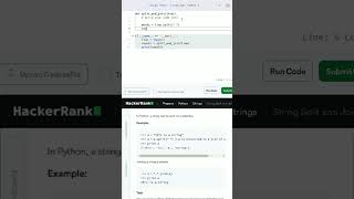 Hackerrank Python  String  String Split and join pythoncode codingchallenge shorts [upl. by Edya]