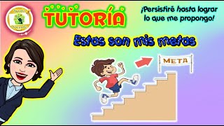 Estas son mis metas  Tercero y cuarto  Tutoría [upl. by Premer318]