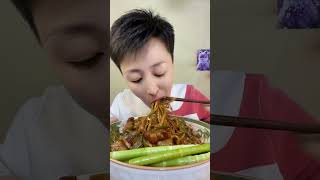 《Mukbang 》stir fry noodle Miao [upl. by Reffineg]