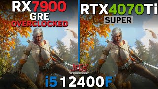 RX 7900 GRE OC vs RTX 4070 Ti Super  i5 12400F  Tested in 15 games [upl. by Aserehtairam]