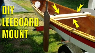 DIY Leeboard Brace for a Sailing Canoe or Small Boat  Breakaway type [upl. by Eixam]