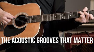 Get good at acoustic rhythm guitar 7 grooves that really matter [upl. by Nnylyam831]