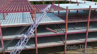 How to make steel building construction process [upl. by Lativa]