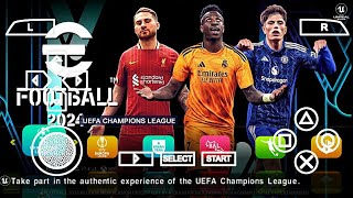 eFootball PES 2025 PPSSPP Andorid New Update Kits 2526 amp Faces Real Camera Ps5 Best Graphics [upl. by O'Donnell266]