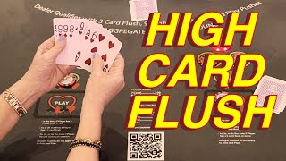 HIGH CARD FLUSH POKER  I LOVE SUITS [upl. by Oyam]