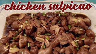 EASY RECIPE CHICKEN SALPICAO [upl. by Ecarret]