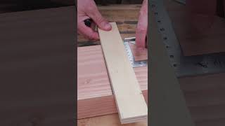 Traçage et coupe des pièces de bois woodworking wood diy menuiserie [upl. by Niliram]