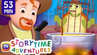 The Poacher and the Turtle King  Many More Stories  ChuChuTV Storytime Adventures Collection [upl. by Anitsuga205]