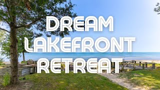 Lake Huron Walkout Sandy Beach Retreat FOR SALE  6626 East Parkway Drive Ipperwash [upl. by Ssac]