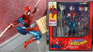 Mafex Amazing SpiderMan No 75 Reissue Medicom Toys Action Figure Review [upl. by Yelsel]